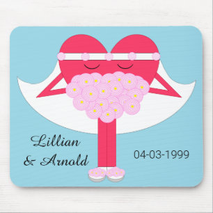 Mousepad Aniversário de Casamento do Coração
