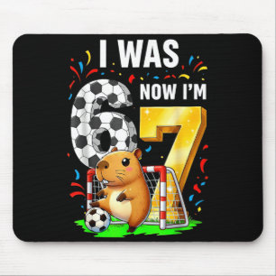 Mousepad Aniversário de Futebol do Capivara Eu Era 6 Agora