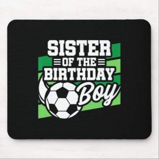 Mousepad Aniversário de Futebol - Irmã de Aniversário - Fut