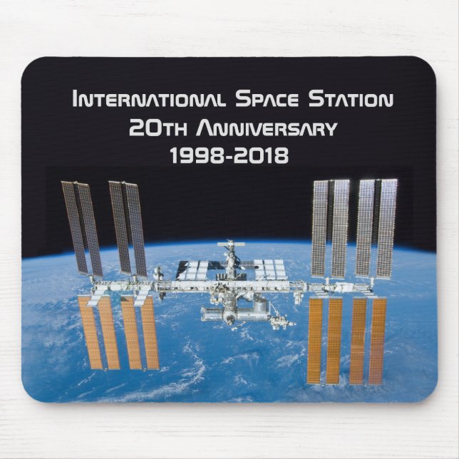 Mousepad Aniversário do 20 da Estação Espacial Internaciona (Frente)