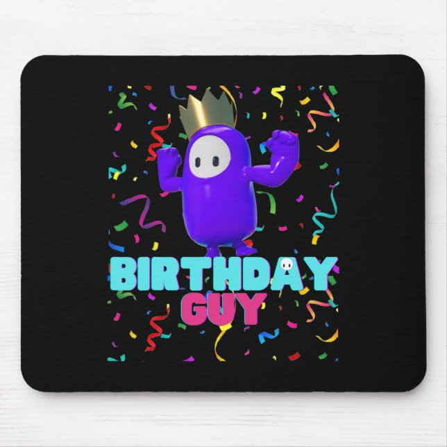 Mousepad Aniversário do Tema de Jogo Popular do Aniversário (Frente)