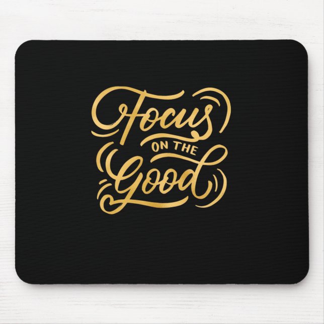 Mousepad Aniversário Dotado Foco No Bem (Frente)
