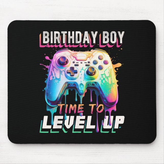 Mousepad Aniversário, Hora Do Aniversário Para Aproximar O  (Frente)