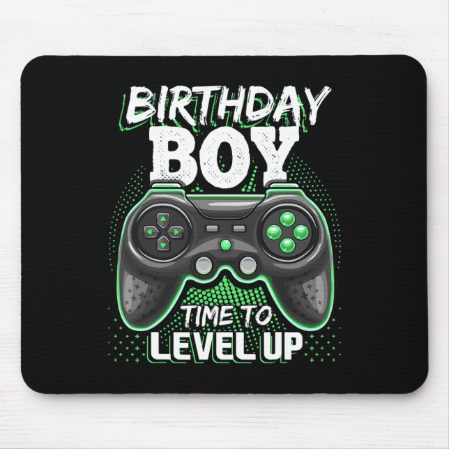 Mousepad Aniversário, Hora Do Aniversário Para Aproximar O  (Frente)