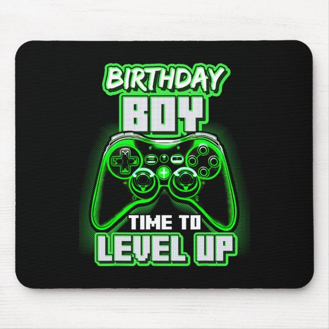 Mousepad Aniversário, Hora Do Aniversário Para Aproximar O  (Frente)