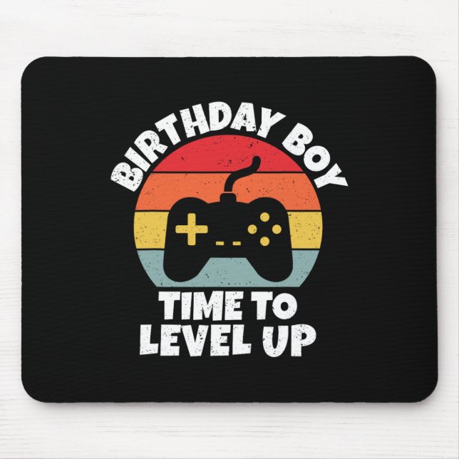 Mousepad Aniversário, Hora Do Aniversário Para Aproximar O  (Frente)