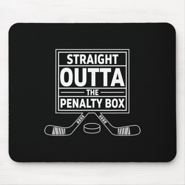 Mousepad Aniversário Straight Outta A Caixa De Penalidade H (Frente)