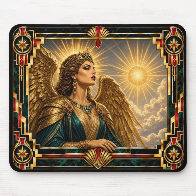 Mousepad Anjo, Art Déco Mitológico (Frente)