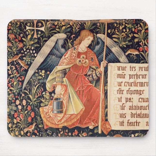 Mousepad Anjo com uma esponja unida a uma haste (Frente)