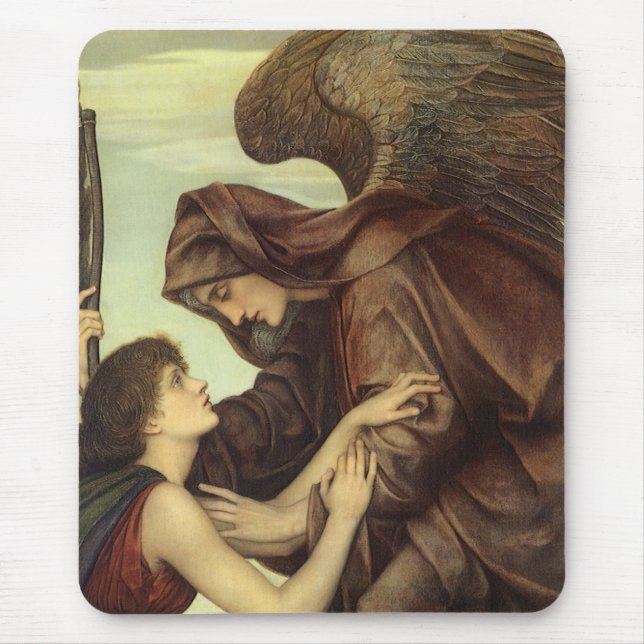 Mousepad Anjo da Morte por Evelyn De Morgan (Frente)
