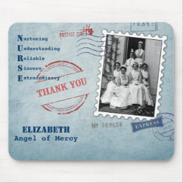 Mousepad Anjo de Compaixão. Nome Personalizado do Enfermeir