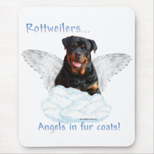 Mousepad Anjo de Rottweiler