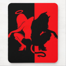 Mousepad Anjo e diabo 