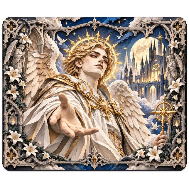 Mousepad Anjo, Monstro de Corte de Papel (Criador carregado)