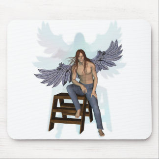 Mousepad Anjo na calças de ganga