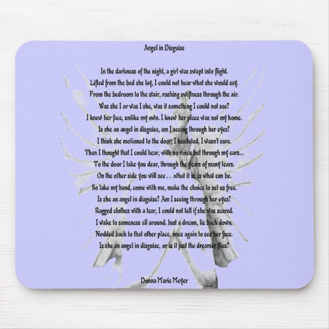 Mousepad Anjo no disfarce (Frente)