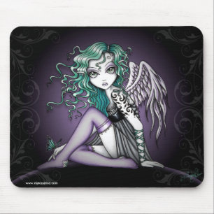 Mousepad Anjo pequeno bonito do tatuagem de Malory