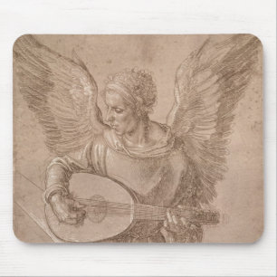 Mousepad Anjo que joga um alaúde, 1491