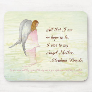 Mousepad Anjo Religioso do Dia de as mães