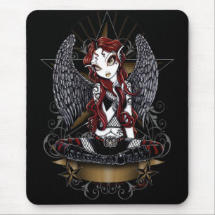 Mousepad Anjo super da estrela de Stevie por Myka Jelina