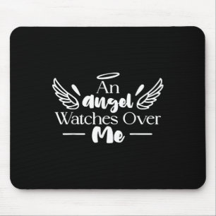 Mousepad Anjo Vê Sobre Mim Pai Mãe Mulheres Homens Crianças