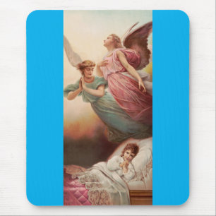 Mousepad Anjos da guarda com criança