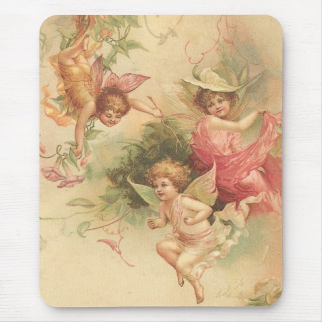 Mousepad anjos do vintage (Frente)