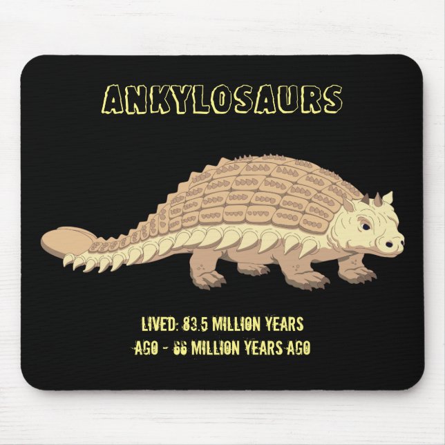 Mousepad Ankylosaurus Dinosaur (Frente)