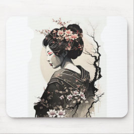 Mousepad Anmutige japanische Geisha - 