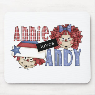 Mousepad Annie ama Andy Ragdoll