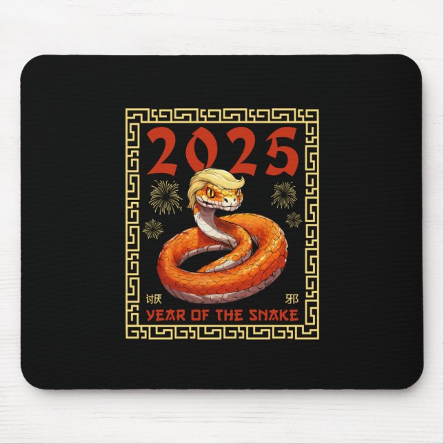 Mousepad Ano Do Cobra De Trump 2025 (Frente)