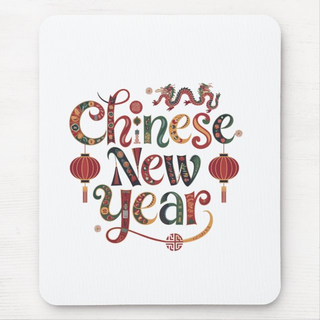 Mousepad Ano Novo Chinês (Frente)