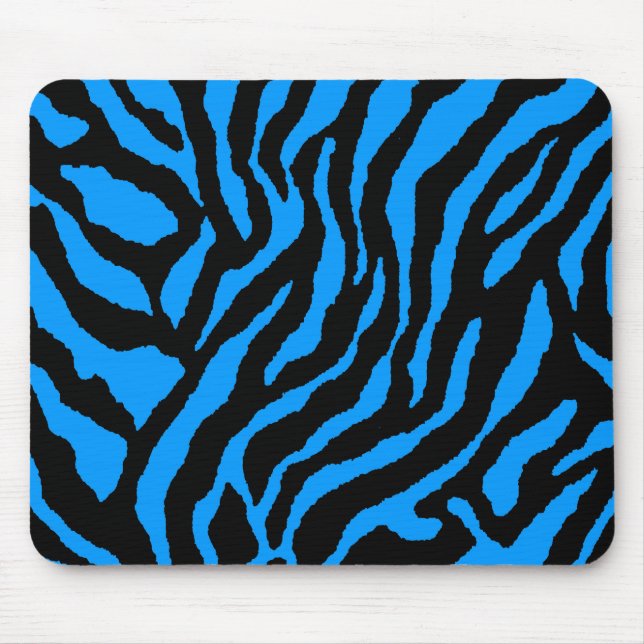 MOUSEPAD ANOS 80 DE TIGRE DE COREY RETRO PRETO AZUL (Frente)