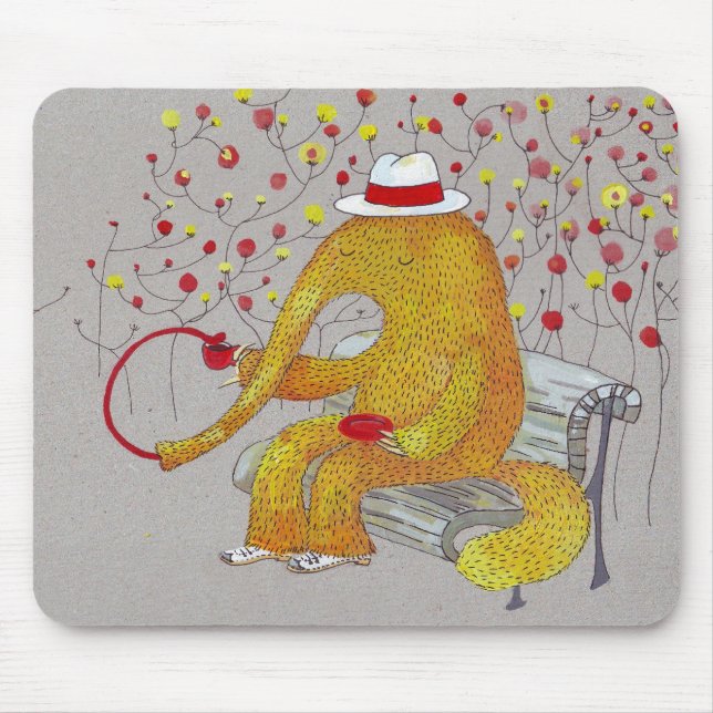 Mousepad anteater amarelo (Frente)