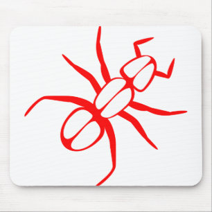 Mousepad Antenas Antenas das Pernas Ant Vermelhas