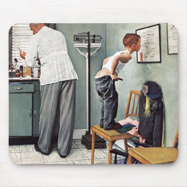 Mousepad Antes da Foto ou No Médico (Frente)