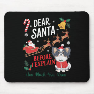 Mousepad Antes De Explicar O Quanto Conhece Xmas Papillon O
