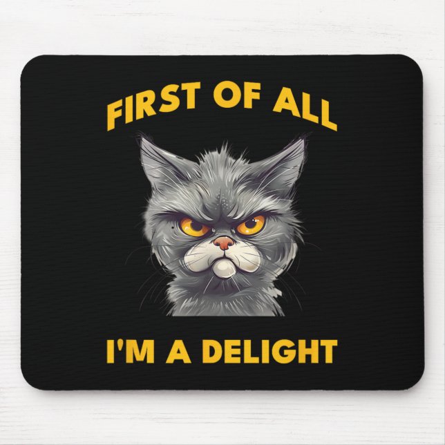 Mousepad Antes De Mais, Sou Um Engraçado Sarcástico Engraça (Frente)