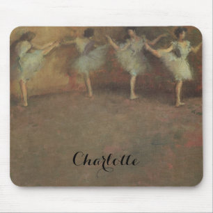 Mousepad Antes do balé por Edgar Degas, belas artes do