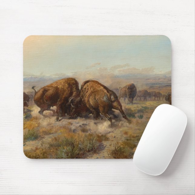 Mousepad Antes do Homem Branco, 1903 por Charles Russell (Com mouse)