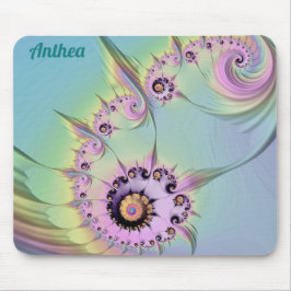 Mousepad ~ ANTHEA ~ Personalizado Design Fractal de Pastel