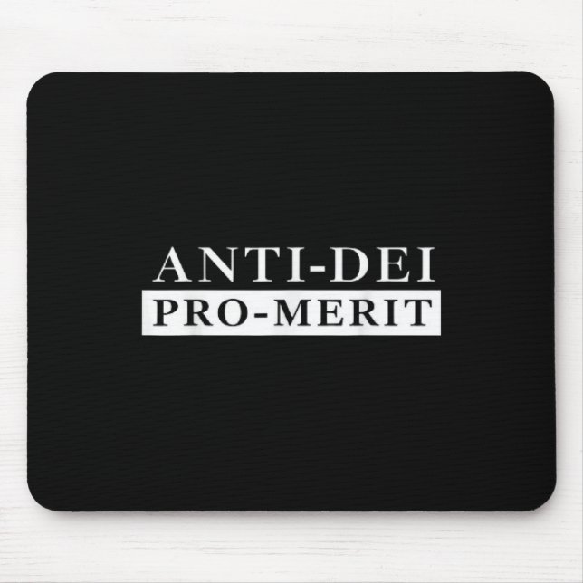 Mousepad Anti Dei Pro Merit Funny (Frente)