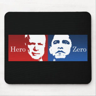 Mousepad Anti-Obama - herói contra zero