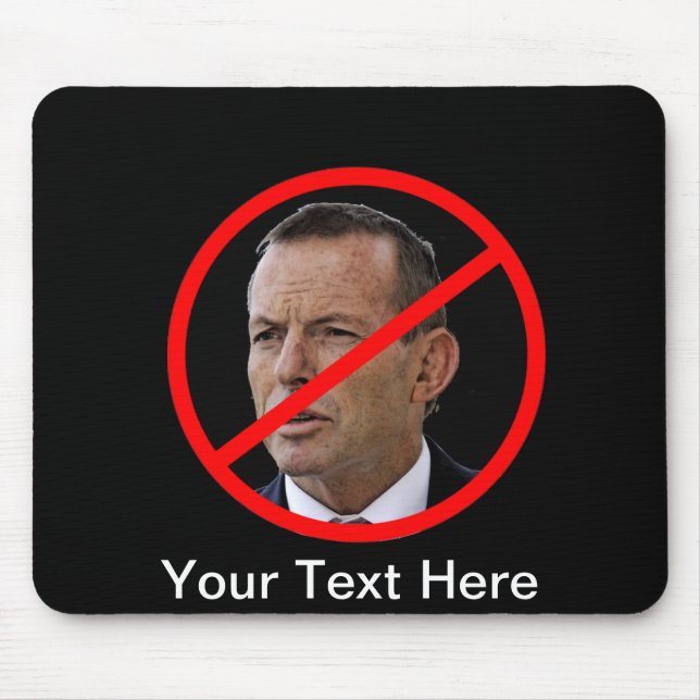 Mousepad Anti Tony Abbott (Frente)