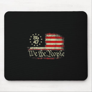 Mousepad Anti Trump 8647 86 47 Bandeira dos EUA Nós, o Povo