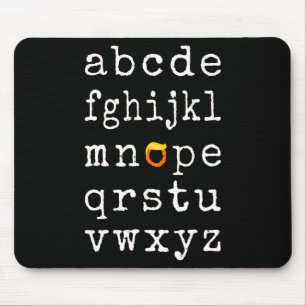 Mousepad Anti-Trump Alphabet - Nope V
