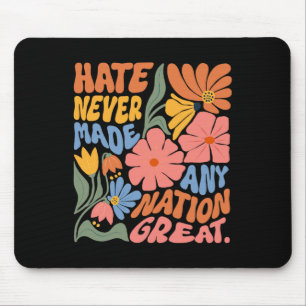 Mousepad Anti-Trump Democrata Floral Presidente Liberal