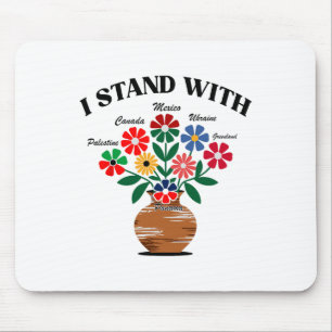 Mousepad Anti Trump Eu Apoio O Canadá México Groenlândia Re