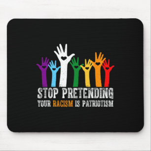 Mousepad Anti-Trump Pare De Impedir Que Seu Racismo Seja Pa