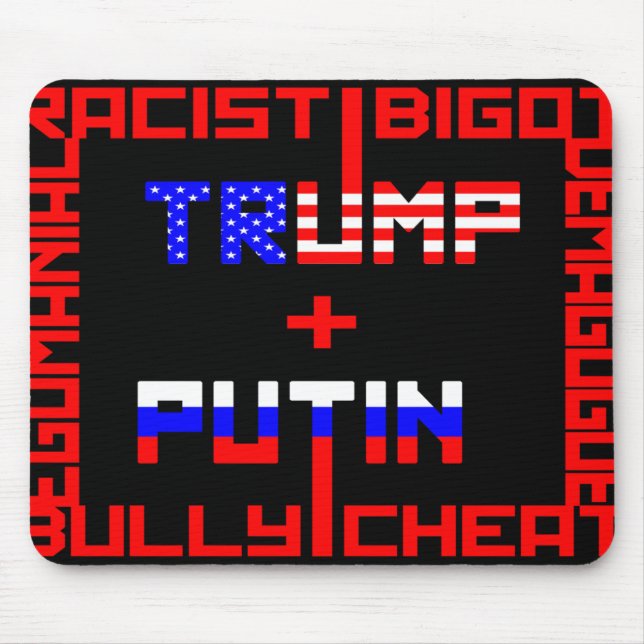 Mousepad Anti Trump+Putin (Frente)
